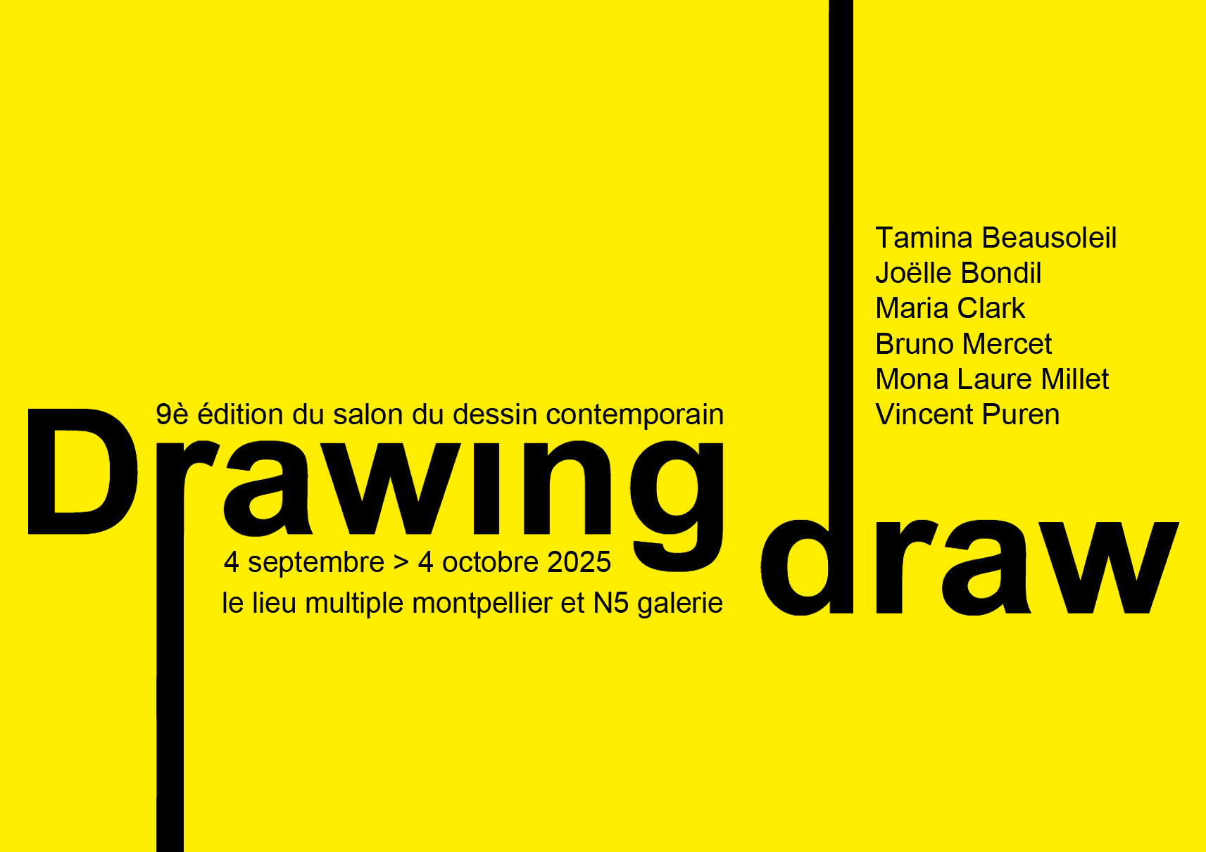 Salon du dessin contemporain DRAWING DRAW #9