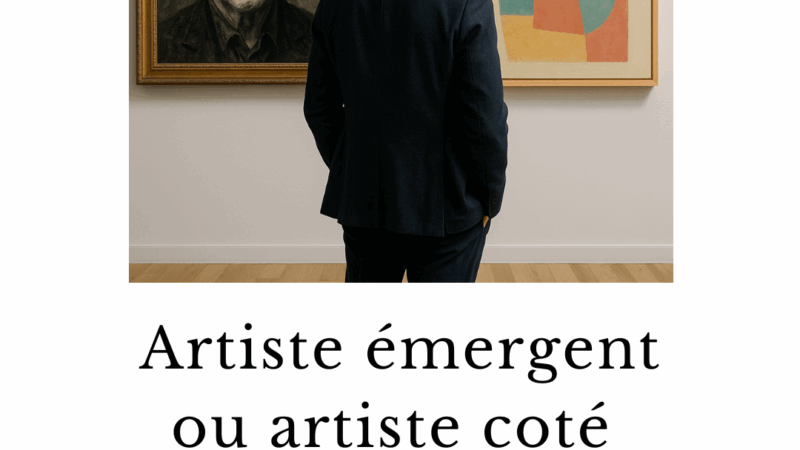 Artiste émergent ou artiste coté : comprendre la valeur dans le marché de l’art contemporain