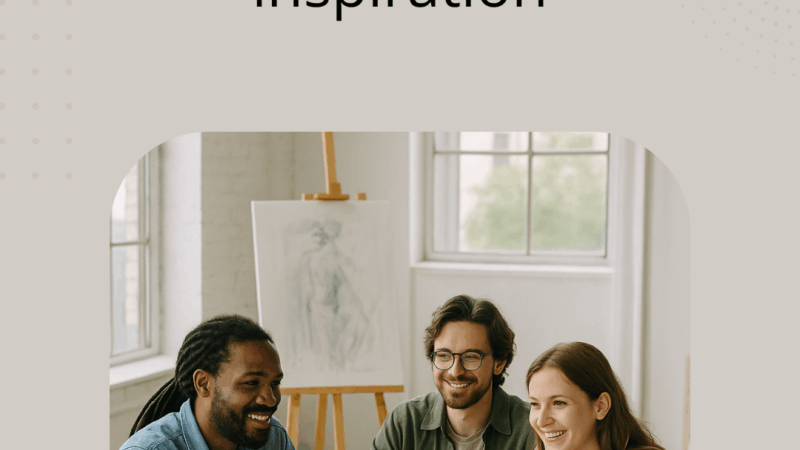 Construire un réseau de soutien artistique : mentors, pairs et inspiration