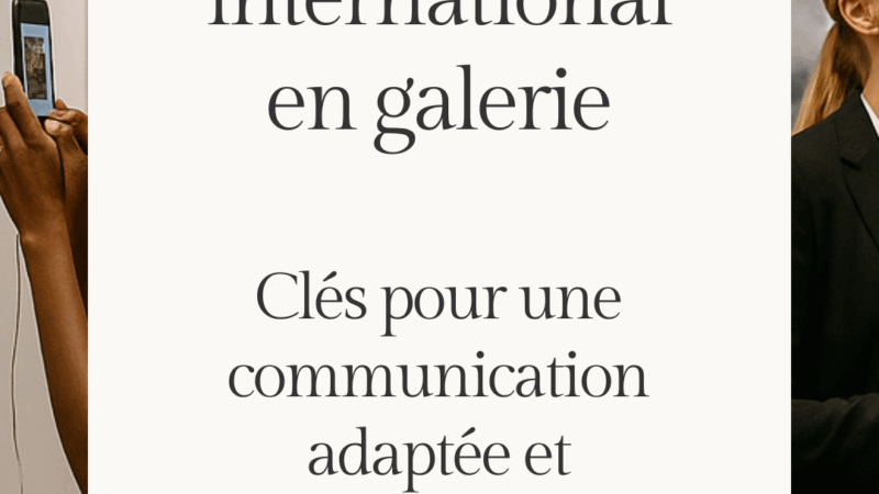 S’adresser à un public international en galerie : clés pour une communication adaptée et impactante