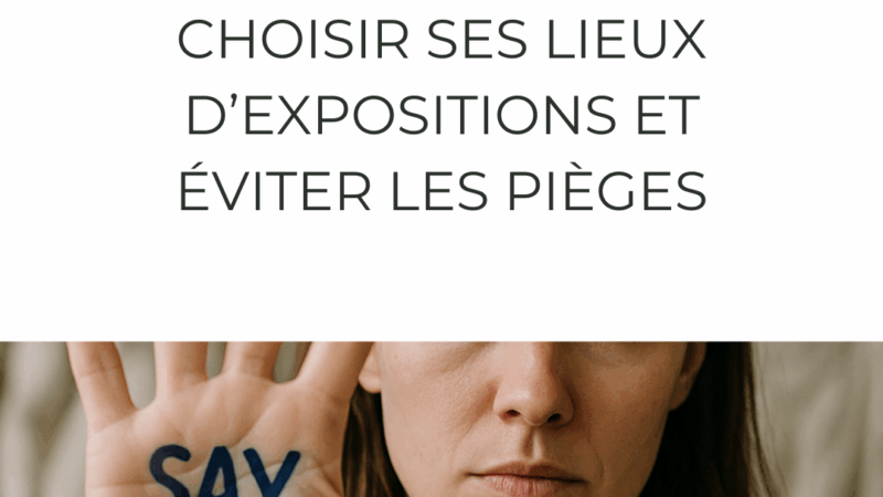 Artistes : Apprendre à dire non, choisir ses expositions et éviter les pièges
