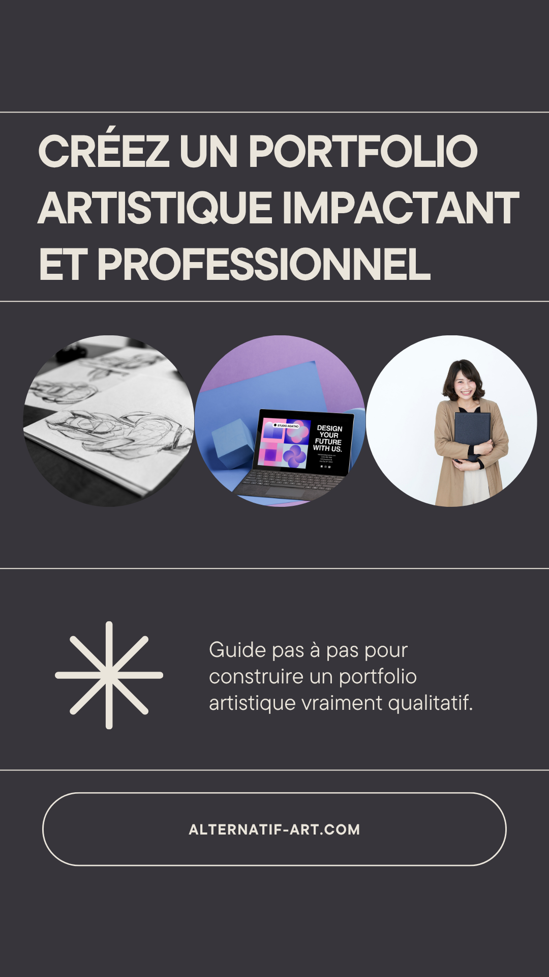 Créez un portfolio artistique impactant et  professionnel 