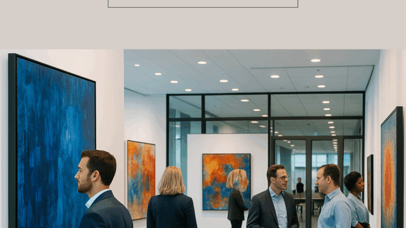 Quand l’entreprise devient une galerie : transformer vos espaces en lieux d’exposition