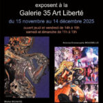 Exposition : Antoine-Emmanuel ROUSSELLE & Michel RICHARD, Galerie 35 - Béziers