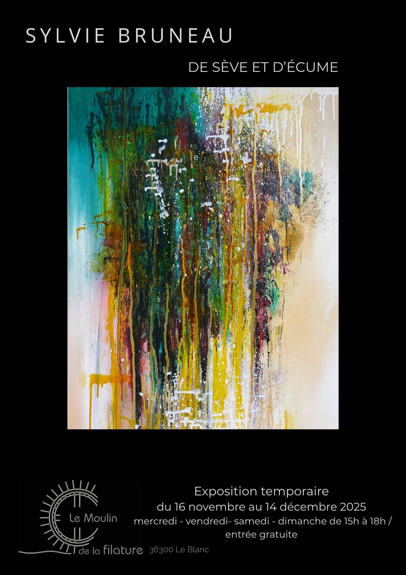 Exposition : De sève et d’écume, exposition personnelle de Sylvie BRUNEAU