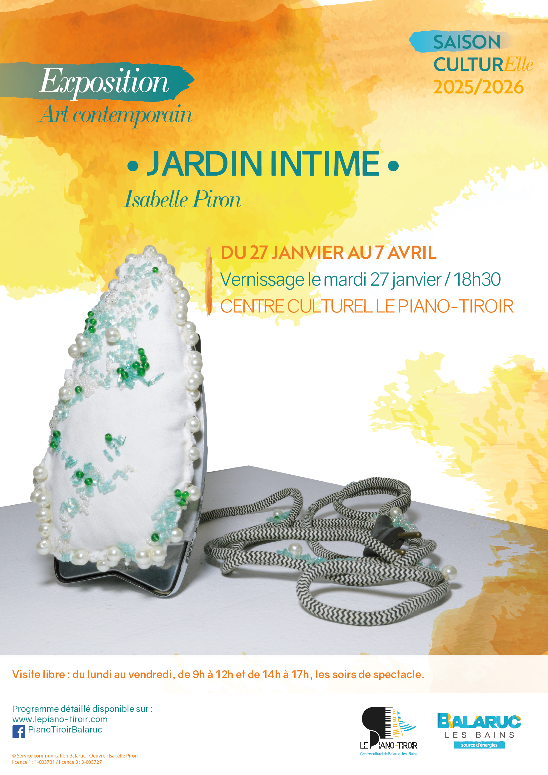 Exposition : Jardins Intimes, Isabelle Piron
