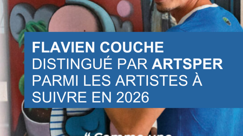 Artsper distingue Flavien Couche en 2026
