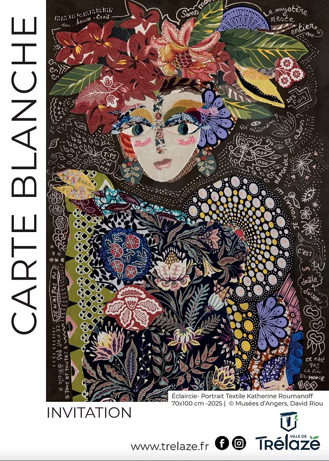 Exposition : Portraits textiles, intimes et intérieurs – Katherine Roumanoff