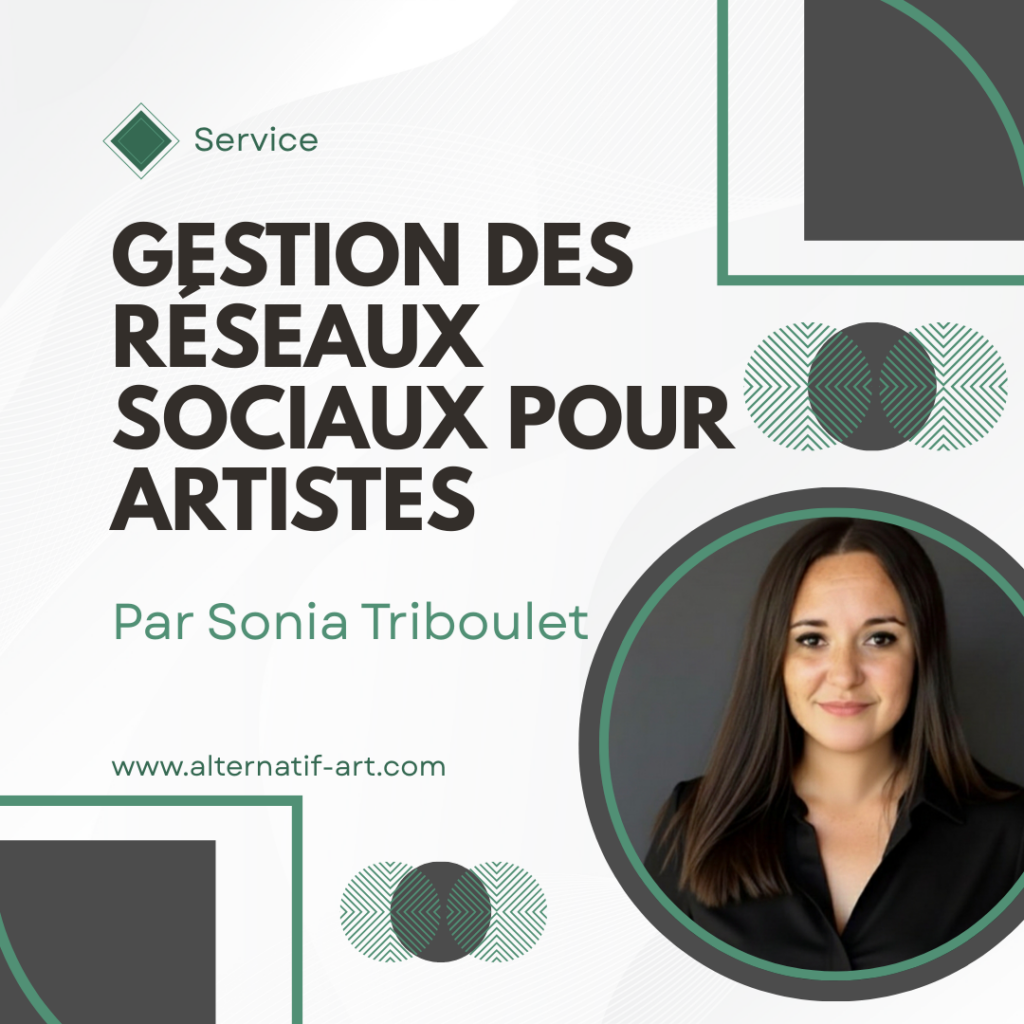 Gestion des réseaux sociaux pour artistes - par Sonia Triboulet