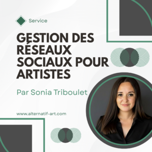 Gestion des réseaux sociaux pour artistes - par Sonia Triboulet