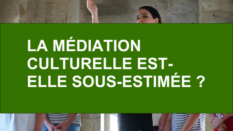La médiation culturelle est-elle sous-estimée ?