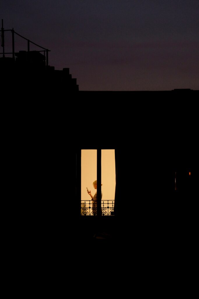 En face, série au long cours photographie numérique - Eve Pinel