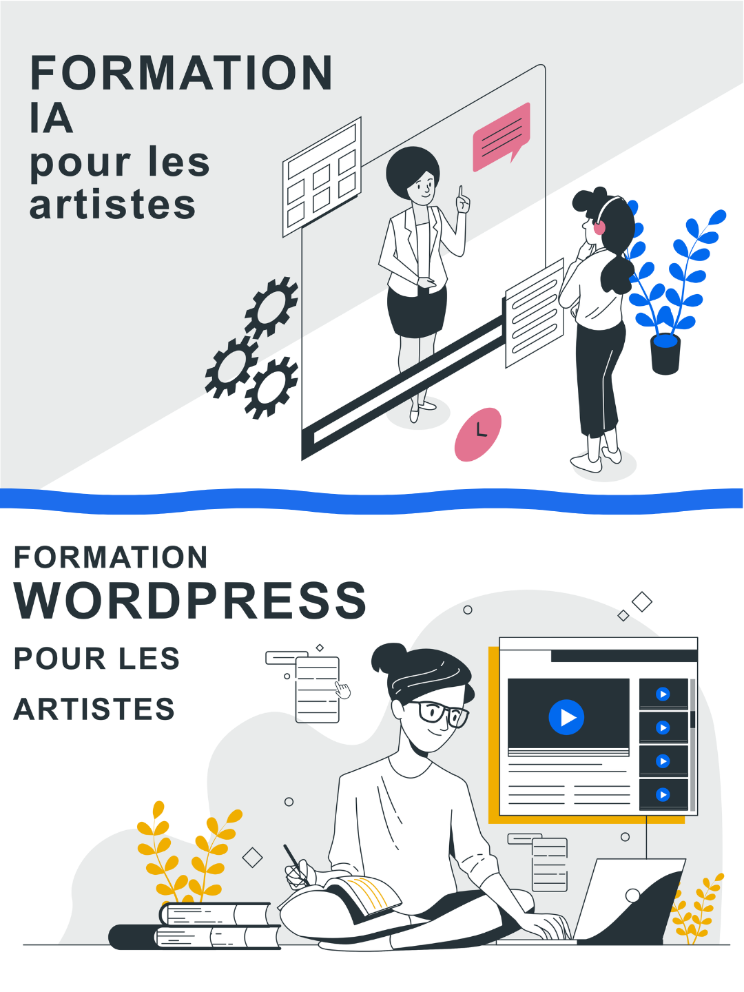 Formation IA & Site Web pour Artistes