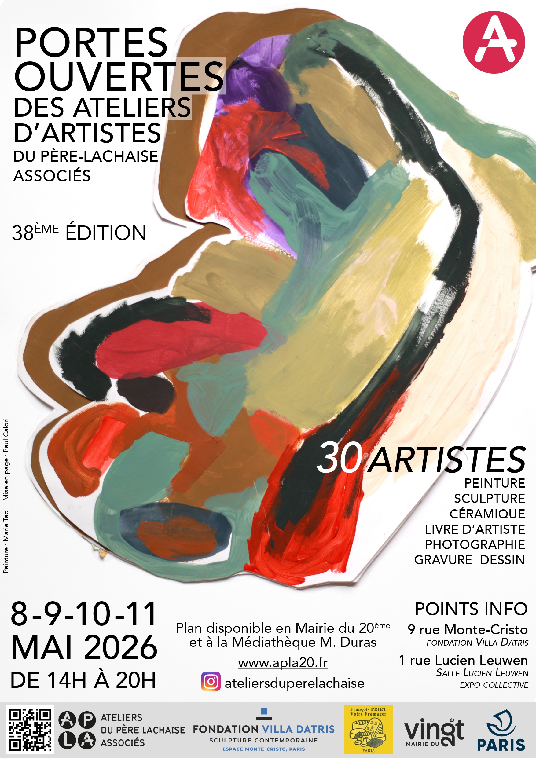 38e édition des Portes ouvertes des ateliers du Père-Lachaise Associés