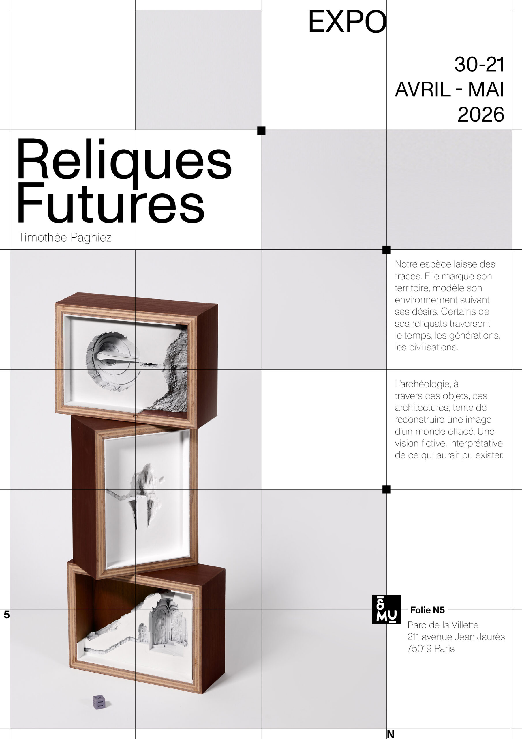 Reliques Futures – Folie N5 | Parc de la Villette