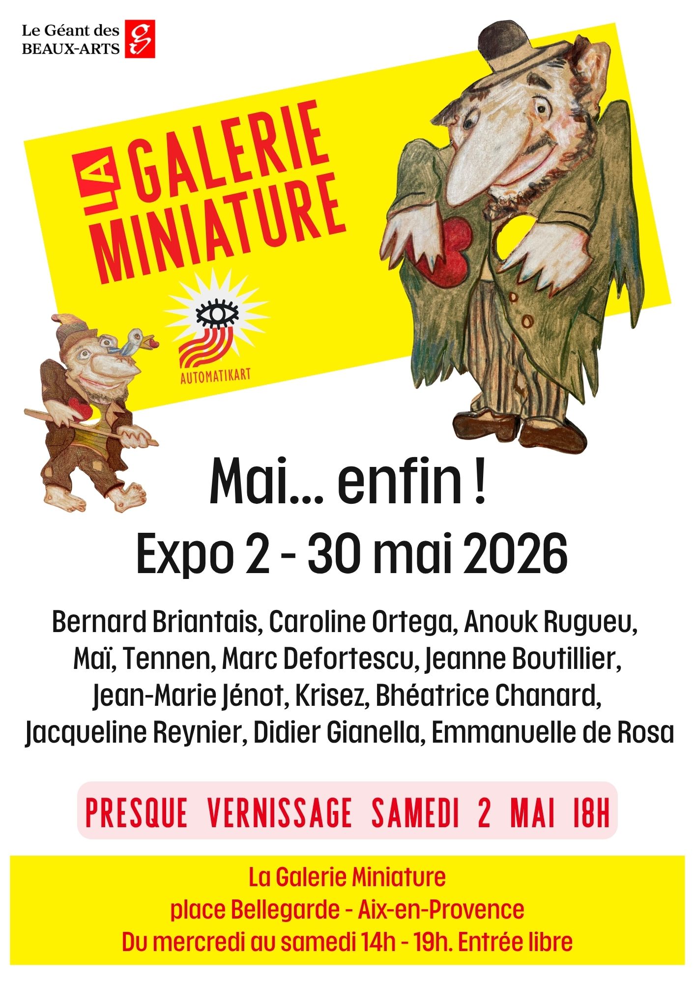 La Galerie Miniature célèbre le dessin en mai