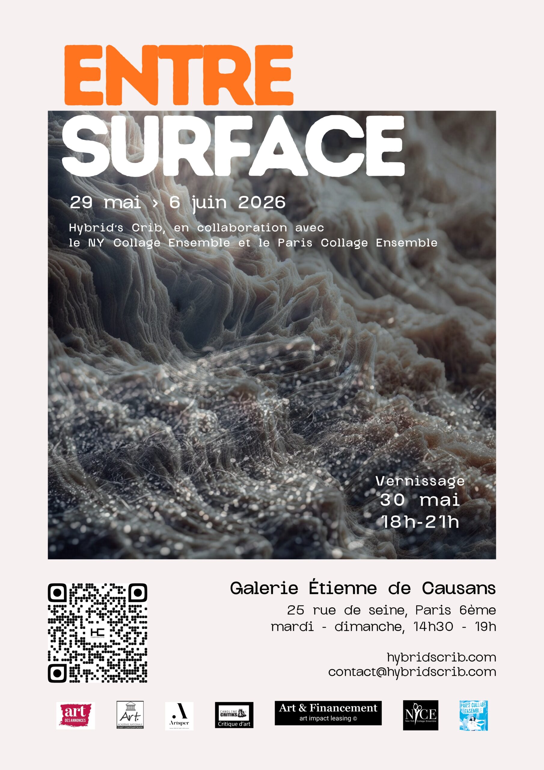 Entre Surface : Exposition collective à la galerie Etienne de Causans