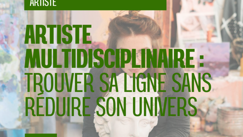 Artiste multidisciplinaire : trouver sa ligne sans réduire son univers
