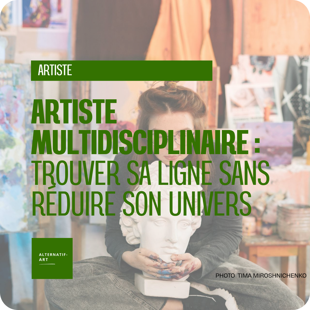 Artiste multidisciplinaire : trouver sa ligne sans réduire son univers
