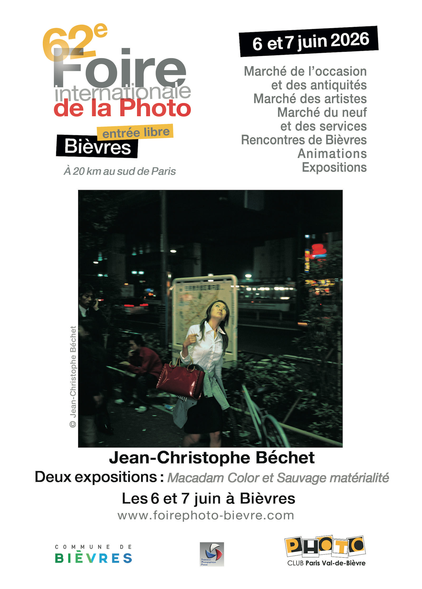 Jean-Christophe Béchet expose à la 62e Foire internationale de la photo