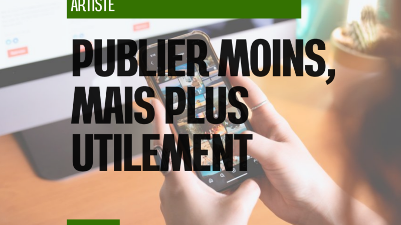 Publier moins, laisser davantage de traces