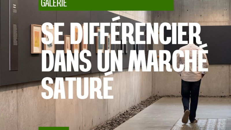 Quand tout semble déjà occupé, il reste encore une place à inventer