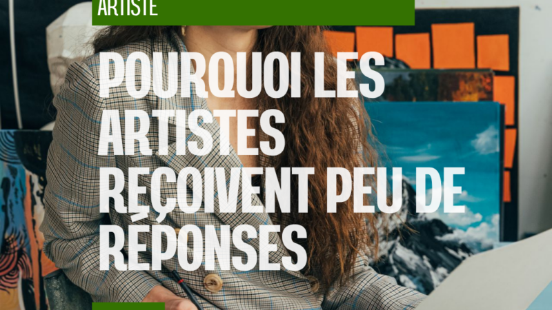 Pourquoi les artistes obtiennent si peu de réponses à leurs prises de contact