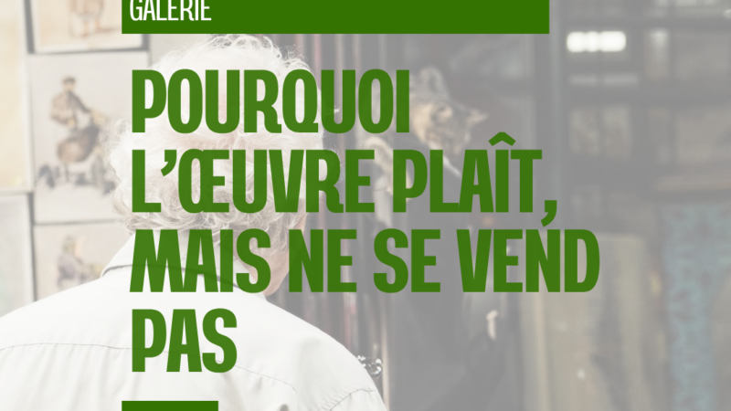 Pourquoi l’œuvre plaît, mais ne se vend pas