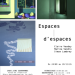 Espaces d’espaces : peinture et photographie au Cabelier 75 à Paris