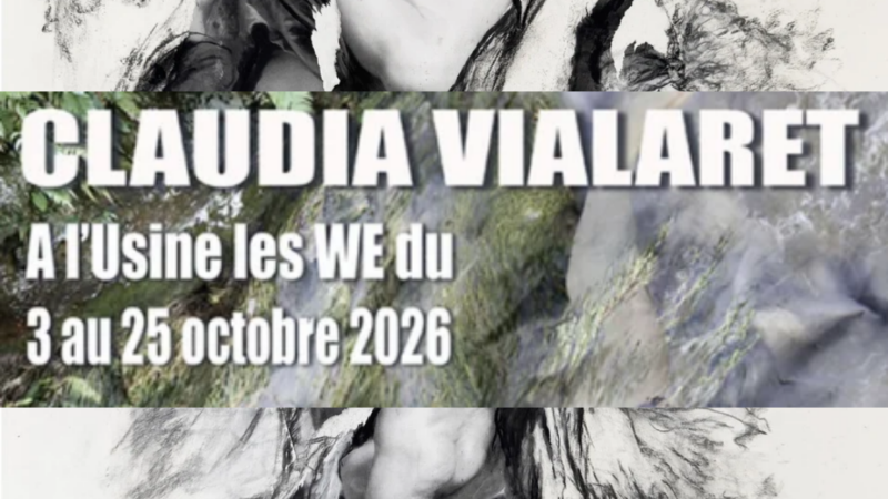 Claudia Vialaret à l’Usine – le pli, le corps et la mémoire des images