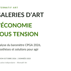 Galeries d'art : l'économie sous tension