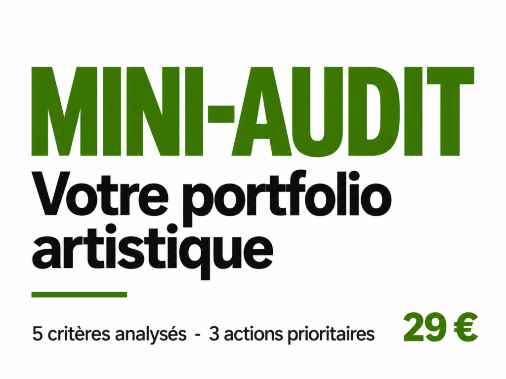 Mini-audit de portfolio artistique