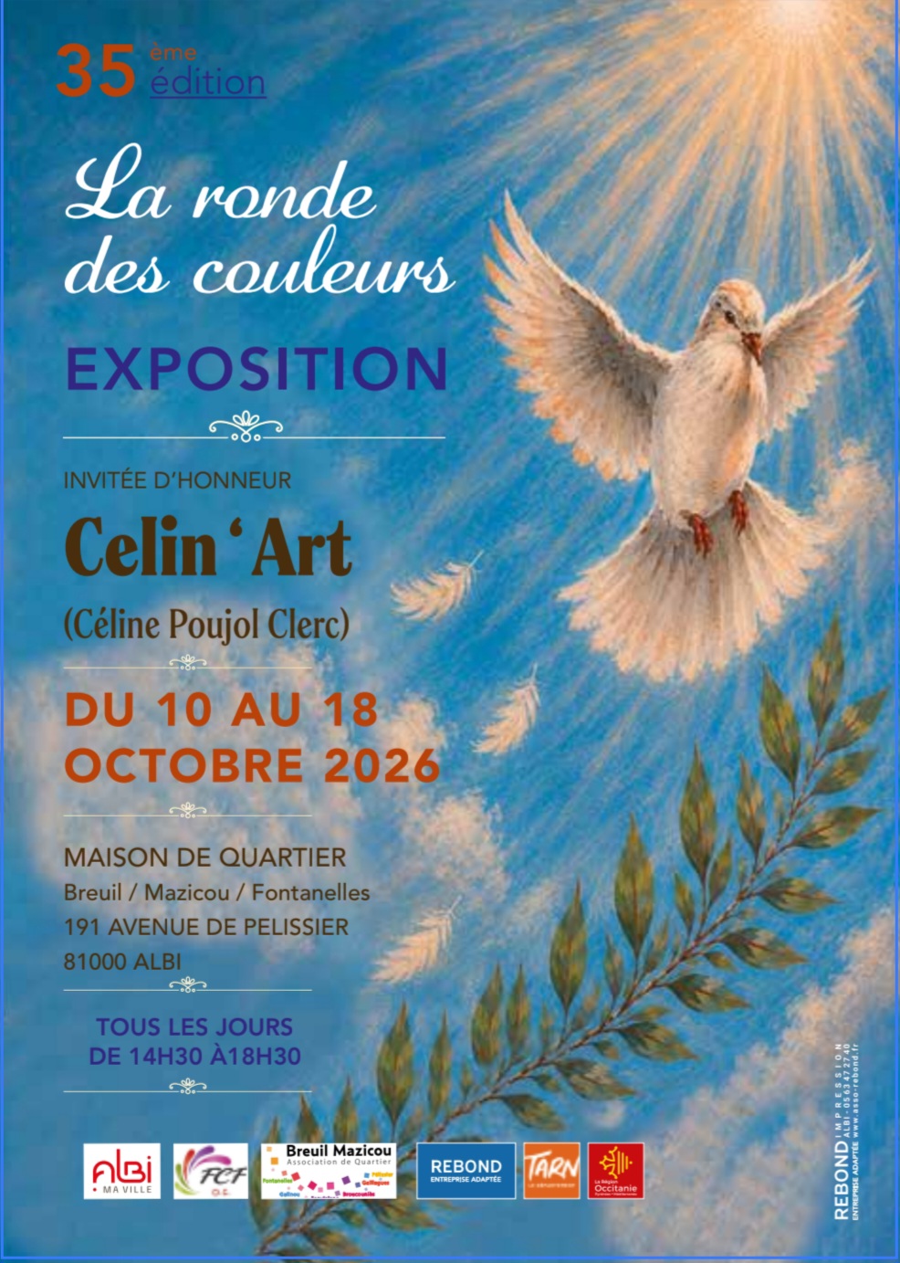 35e Ronde des Couleurs à Albi – Exposition d’art 2026