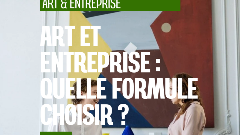 Art et entreprise : choisir entre acquisition, mécénat et intervention artistique