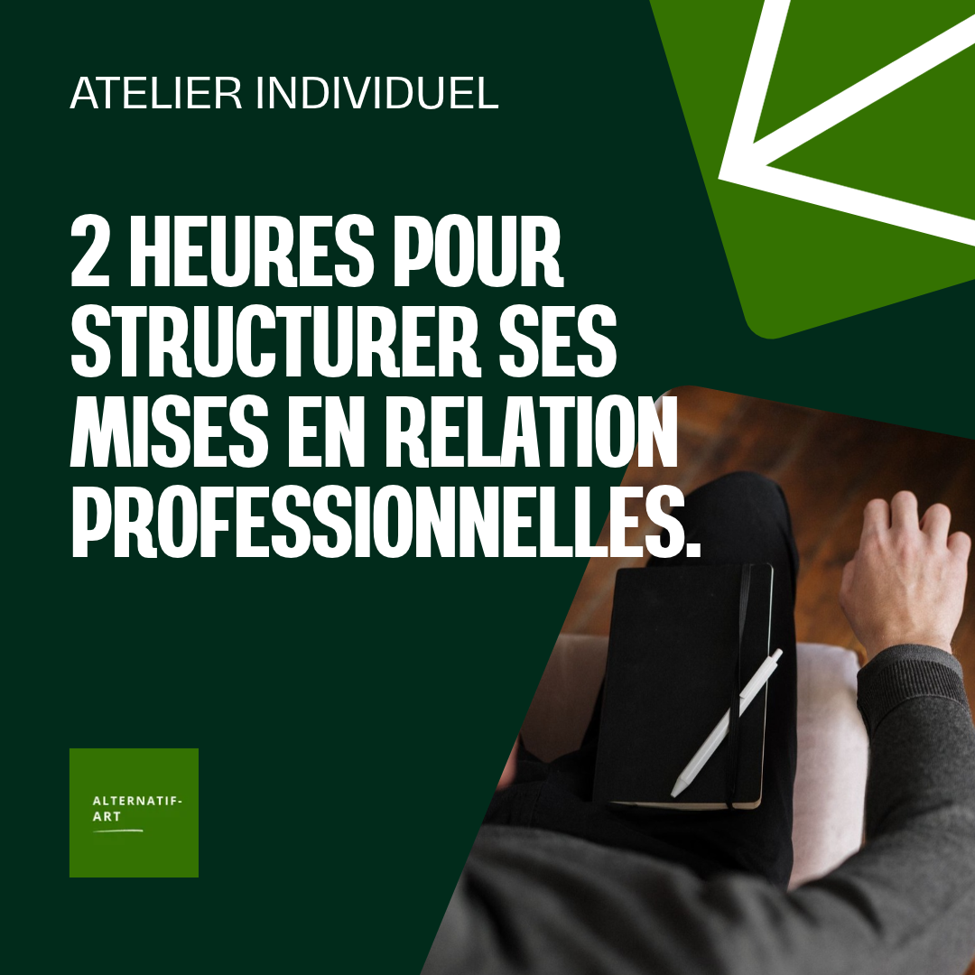 2 heures pour structurer ses mises en relation professionnelles.
