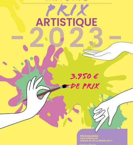 Appels à candidatures : Prix artistique 2023, Antoing (Belgique)