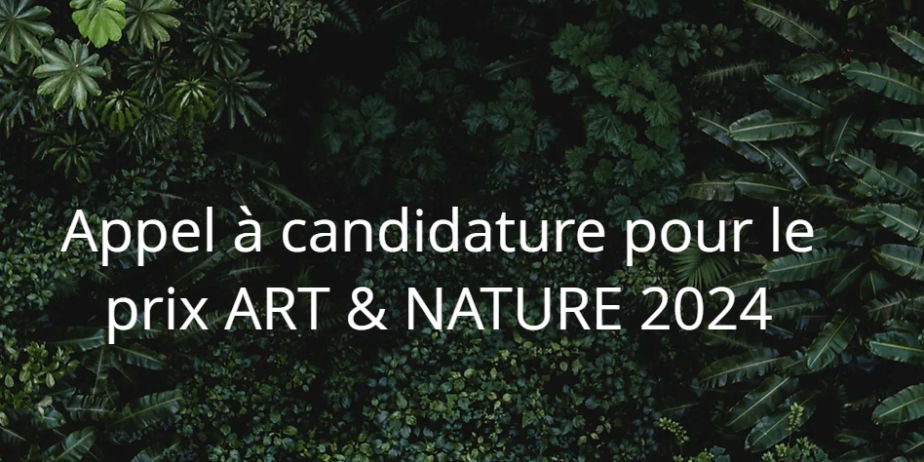 Appel à candidatures : Prix ART & NATURE, Fondation Rampp