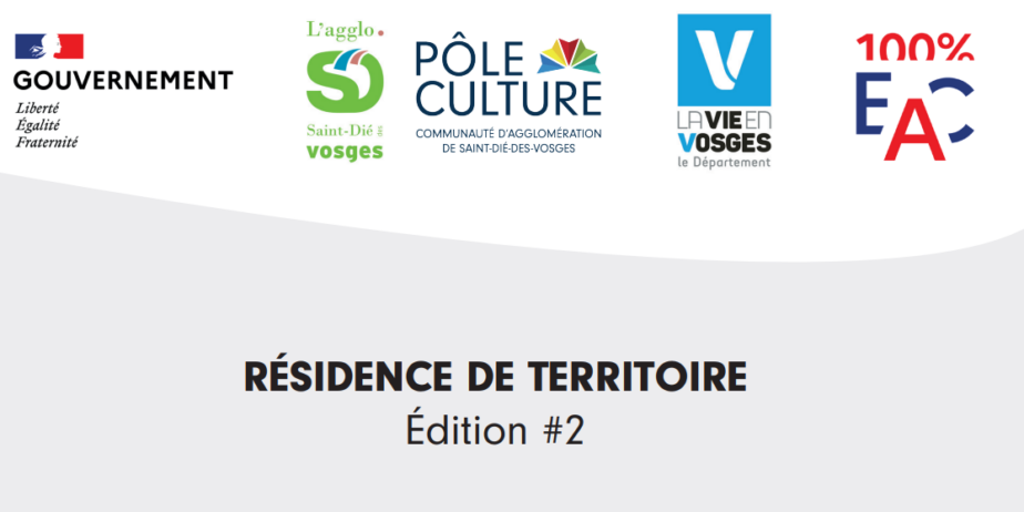 Appel à candidatures : « Résidence de territoire », Saint-Dié-des-Vosges (2024-2025)