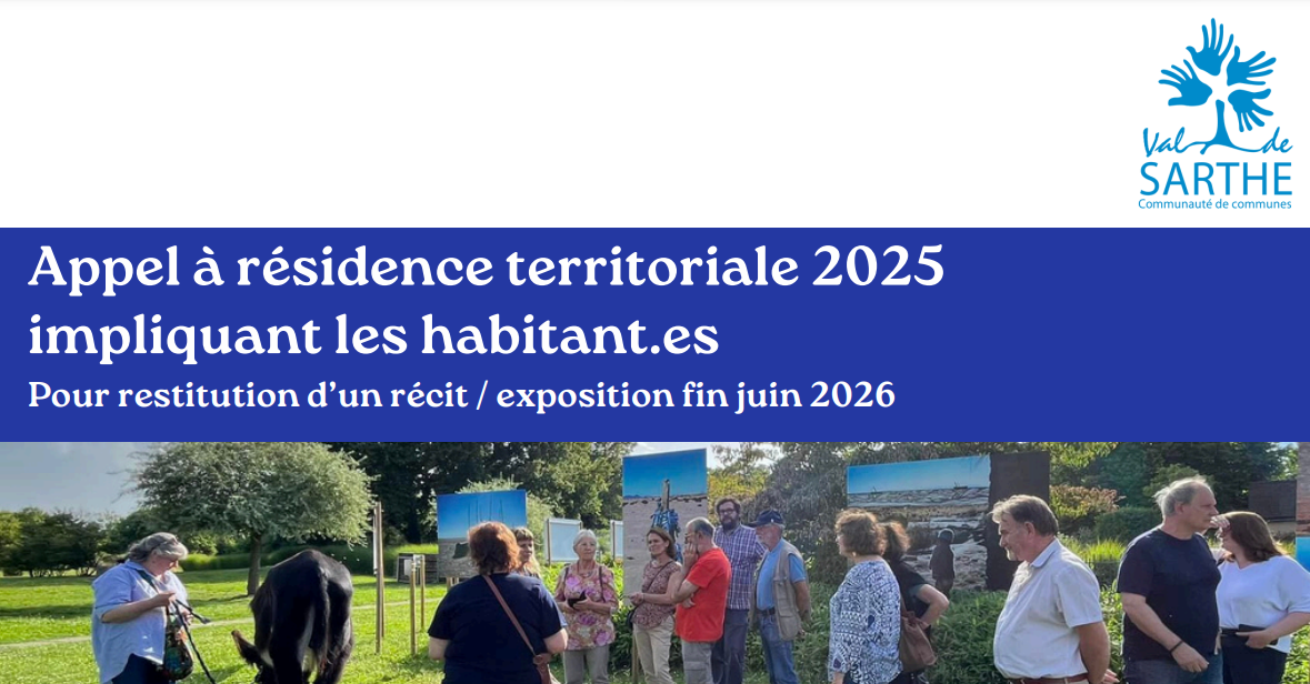 Appel à candidatures : Résidence territoriale, Communauté de communes du Val de Sarthe