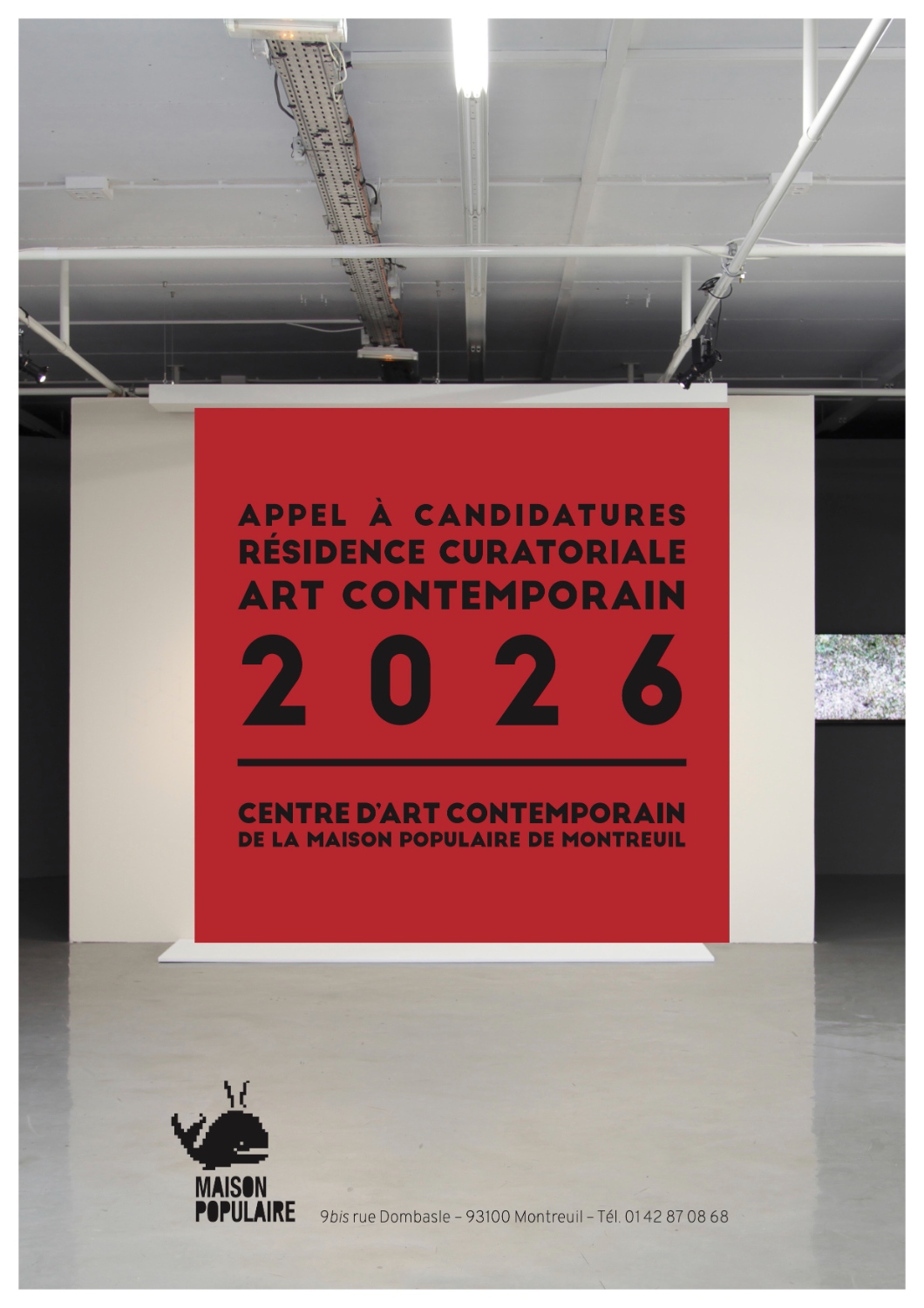 Appel à candidatures : Résidence curatoriale 2026, Maison Pop