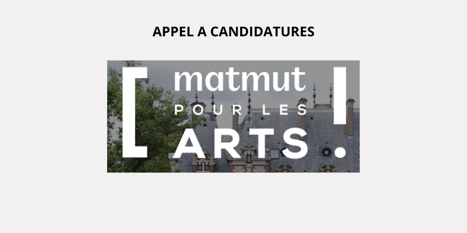 Appel à candidatures : Matmut pour les Arts