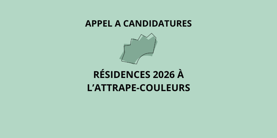 Appel à candidatures : Résidences 2026 à L’Attrape-Couleurs