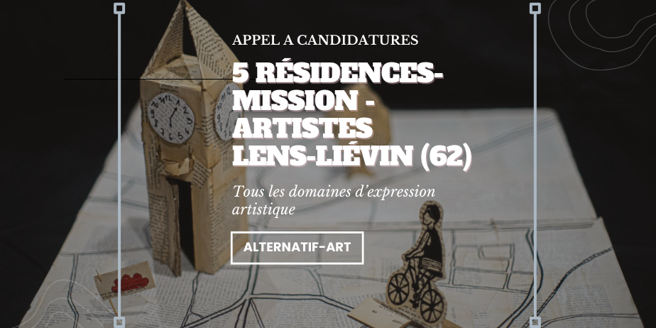 Appel à candidatures : Résidences artistiques CLEA – 2026–2027, Lens-Liévin