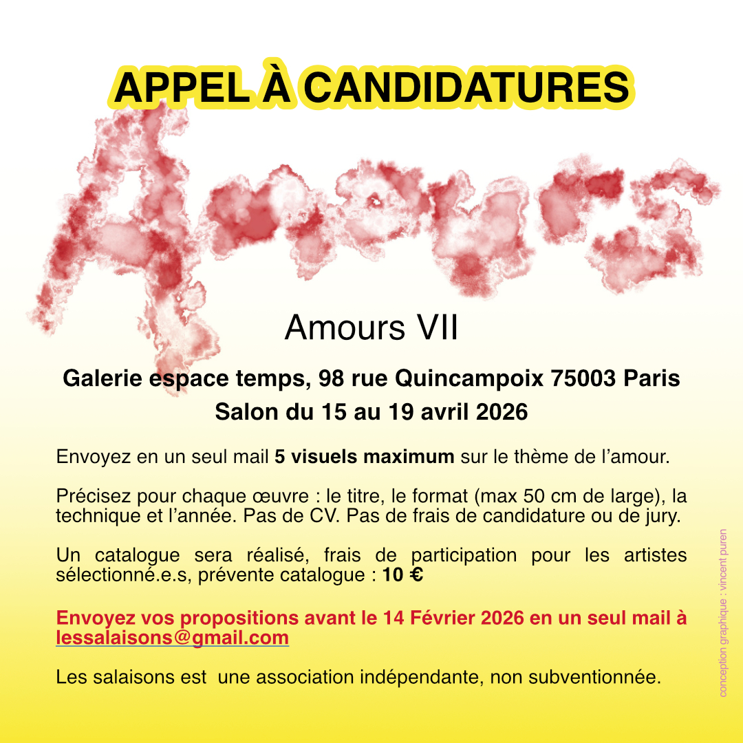 Appel à candidatures : Amours VII
