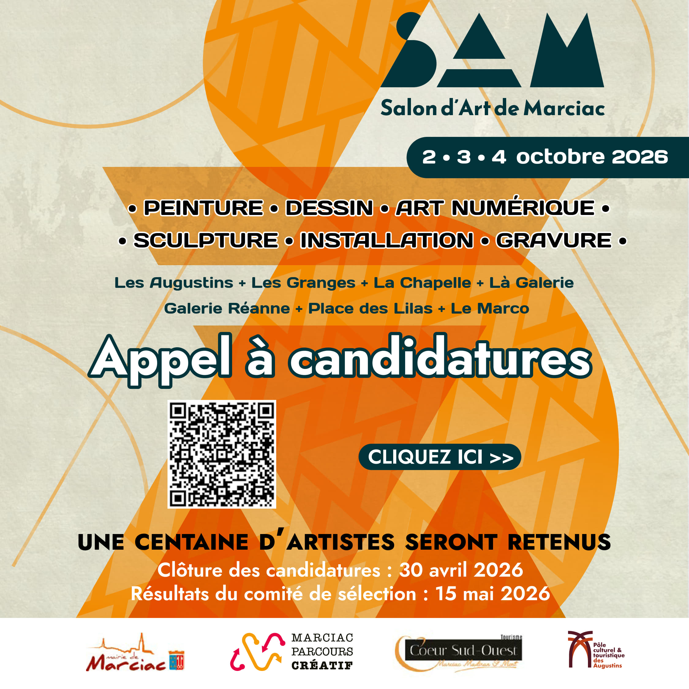 Appel à candidatures (payant) : 1er Salon d’Art de Marciac