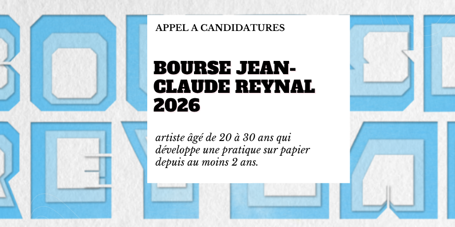 Appel à candidatures : Bourse Jean-Claude Reynal 2026