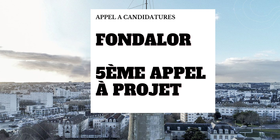 Fondalor – Appel à projets, 5e édition 2026