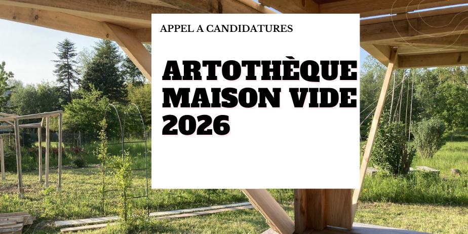 Appel à candidature – Artothèque Maison Vide 2026, constitution du fonds initial