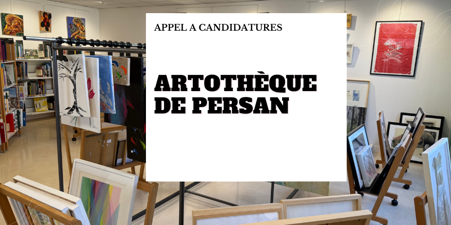 Appel à candidature pour dépôt d’œuvres – Artothèque de Persan