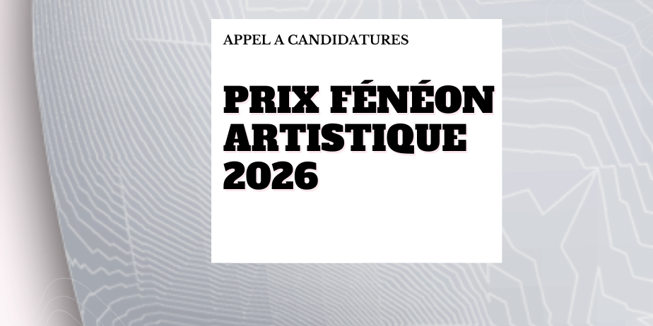 Prix Fénéon artistique 2026